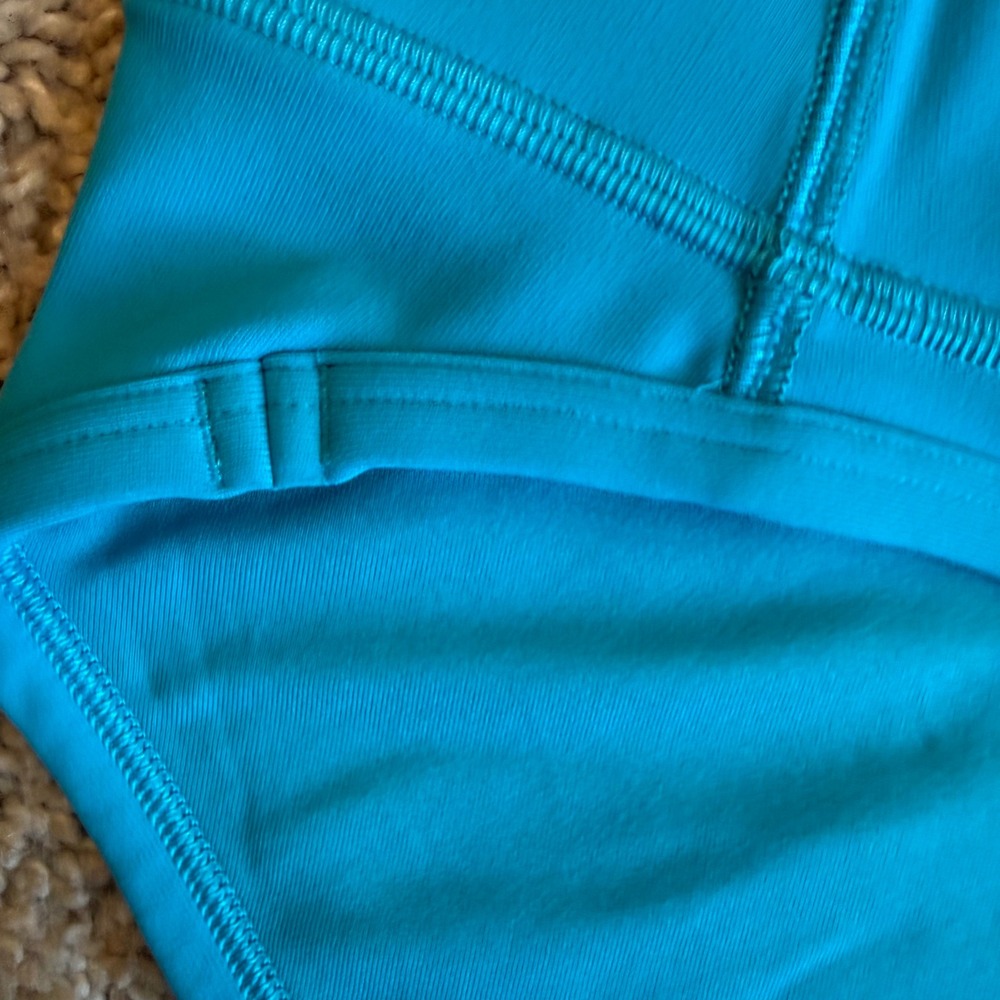 NWOT Lululemon High Rise Swim Bottoms Women 4 Turquoise Bikini Full Coverage - Picture 3 of 7